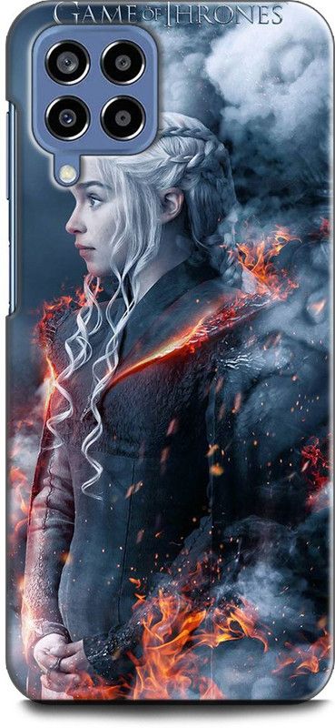 WallCraft Back Cover for SAMSUNG Galaxy M33 5G GAME OF THRONES, DRAGON, KHALEESI, STARK, QUEEN  (Multicolor, Dual Protection, Pack of: 1)