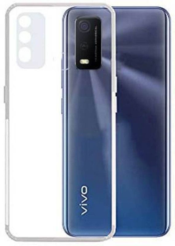 RVTCC Back Cover for Vivo Y3s  (Transparent, Pack of: 1)