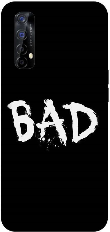 UMPRINT Back Cover for Realme 7 Bad Black Emblem Printed Back Cover  (Multicolor, Hard Case, Pack of: 1)