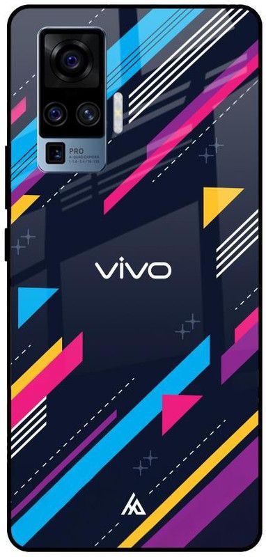 Hocopoco Back Cover for Vivo X50 Pro  (Multicolor, Silicon)
