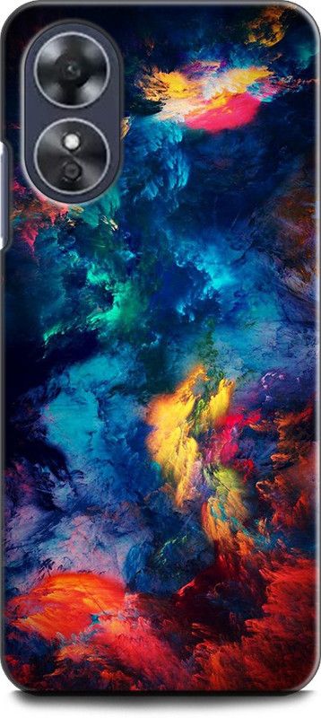 WallCraft Back Cover for OPPO A17, CPH2477 CLOUD STORMS, COLORS, STORM, SPACE, GALAXY  (Multicolor, Dual Protection, Pack of: 1)