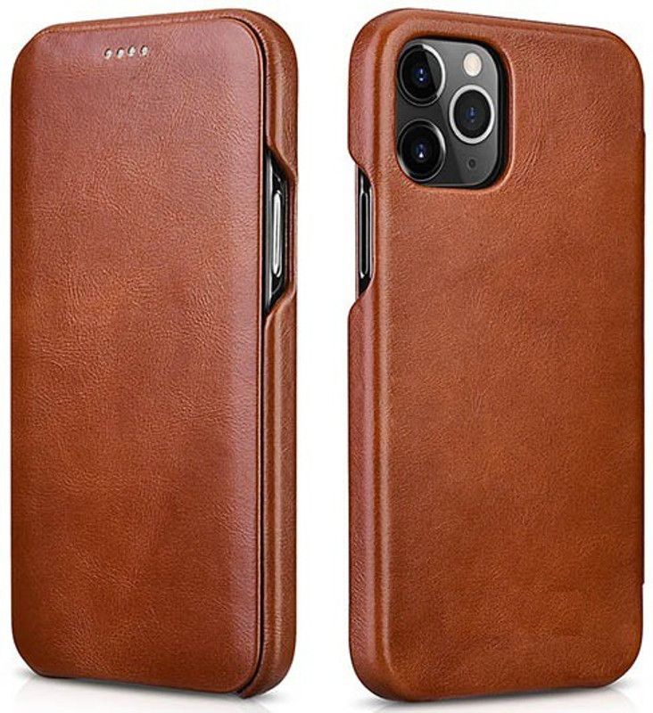 HARITECH Flip Cover for Apple iPhone 11 (6.1)  (Brown, Magnetic Case)