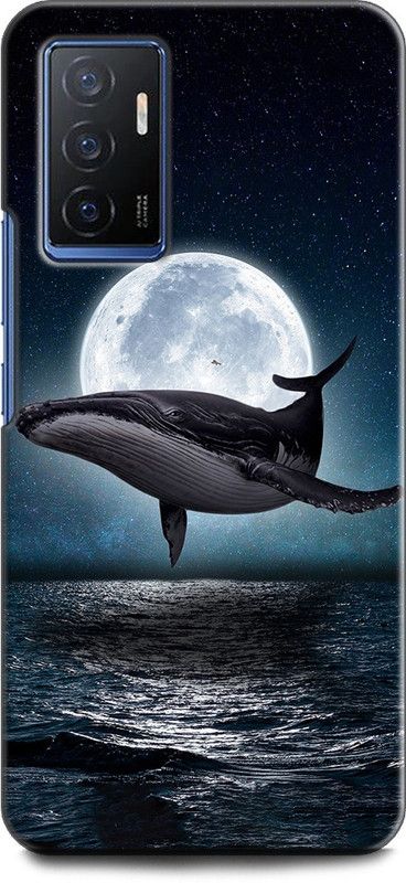 Wall Art Back Cover for Vivo V23E (5G) BLUE WHALE, FISH, COLORFULL NATURE, BEAUTIFLL NATURE  (Multicolor, Dual Protection, Pack of: 1)