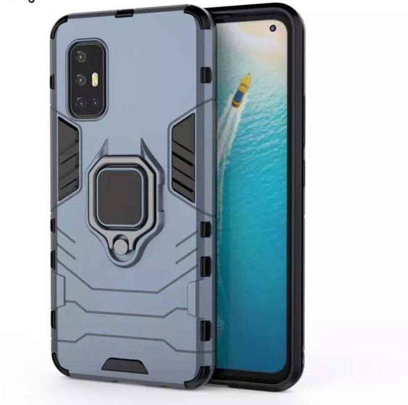 MOBIRUSH Back Cover for Vivo V17  (Grey, Rugged Armor, Pack of: 1)