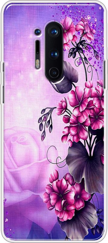 Hansviprint Back Cover for OnePlus 8 Pro  (Multicolor, Grip Case, Silicon, Pack of: 1)