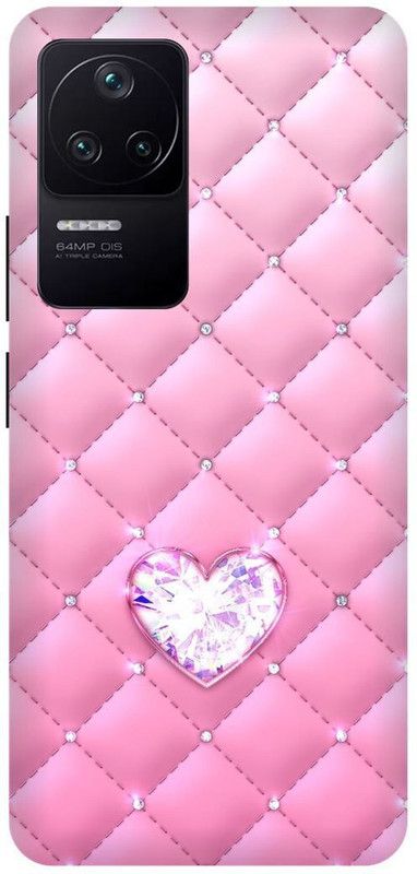 play fast Back Cover for POCO F4 5G  (Pink, Hard Case, Pack of: 1)