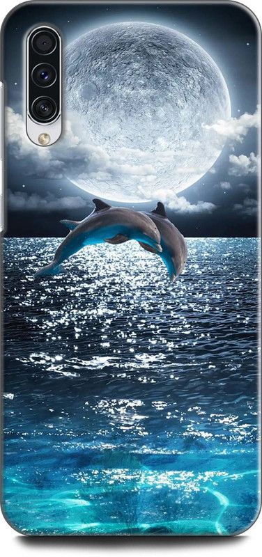 Afterglow Back Cover for SAMSUNG Galaxy A70  (Blue, White, Shock Proof, Pack of: 1)