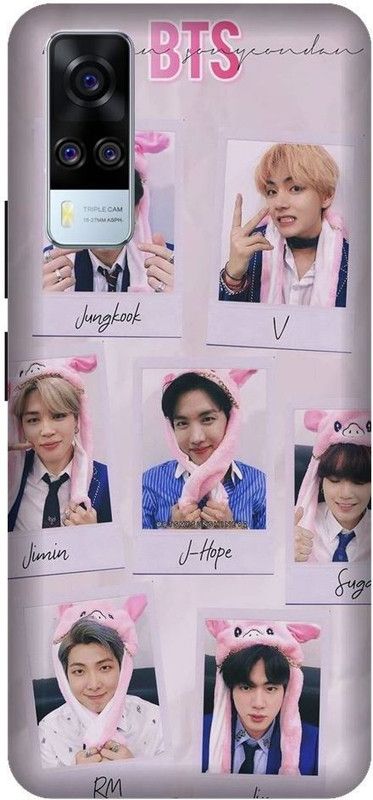 URCHIN Back Cover for Vivo Y51A BTS, bts, BTS army, BTS Love, bts singers, korean male, korean, Bangtan Boys  (Multicolor, Shock Proof, Pack of: 1)