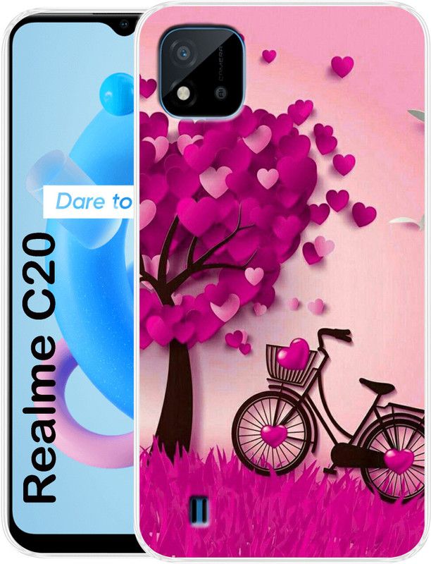 Tokito Back Cover for Realme C20 Mobile Back Cover  (Multicolor, Grip Case, Silicon, Pack of: 1)