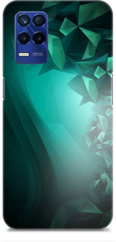 Chiraiyaa Back Cover for realme 8s 5G  (Green, Hard Case)