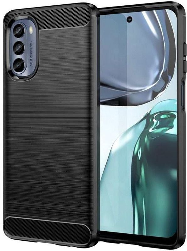 Empire Accessories Back Cover for Moto G42 edge to edge flexible soft zebra case  (Black, Grip Case, Silicon, Pack of: 1)