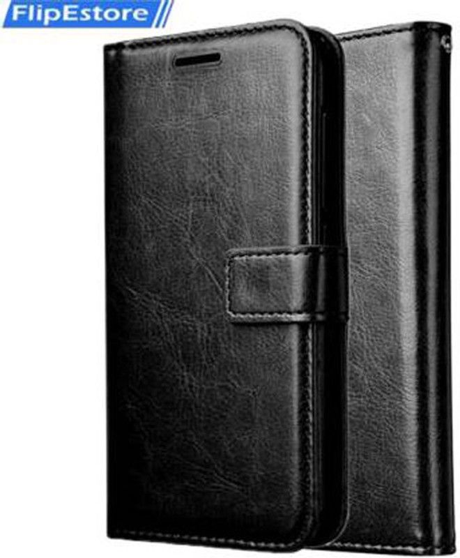 FlipEstore Flip Cover for Lenovo A6000 Plus  (Black, Pack of: 1)