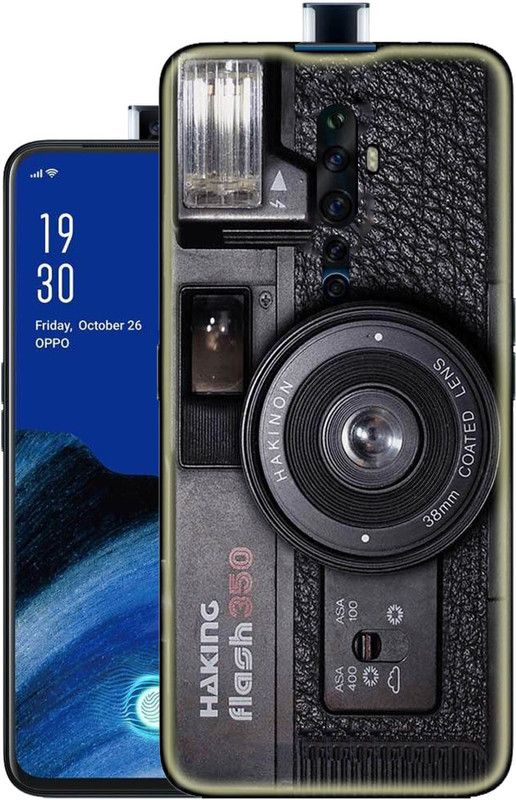 Snazzy Back Cover for Oppo Reno2 F, OPPO Reno 2z  (Black, Dual Protection, Silicon, Pack of: 1)