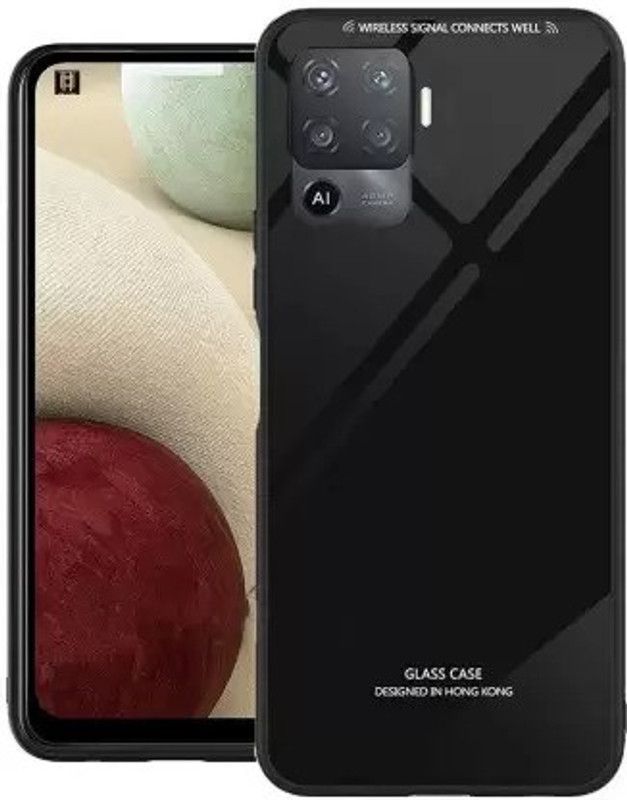 SPERKASE Back Cover for OPPO F19 Pro  (Black, Hard Case, Pack of: 1)