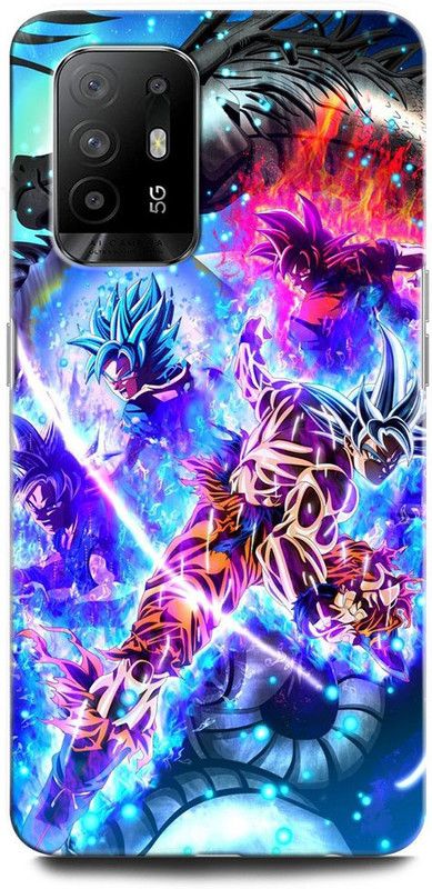 ORBIQE Back Cover for OPPO F19 Pro+ 5G CPH2213 GOKU, DRAGON BALL Z, ANIME, SUPERSAIYAN  (Multicolor, Hard Case)