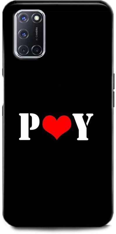 Afterglow Back Cover for Oppo A52 P Y, P LOVES Y, NAME, LETTER, ALPHABET, PY LOVE, HART  (Multicolor, Shock Proof, Pack of: 1)