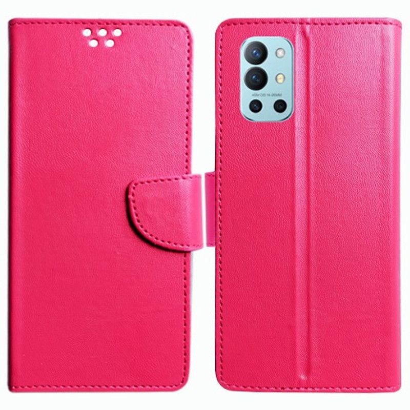 Realgo Flip Cover for Oneplus 9R  (Pink, Pack of: 1)
