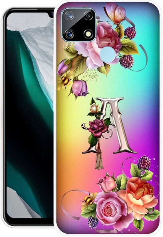 FITESTAR Back Cover for Realme C25  (Multicolor, Grip Case, Silicon)
