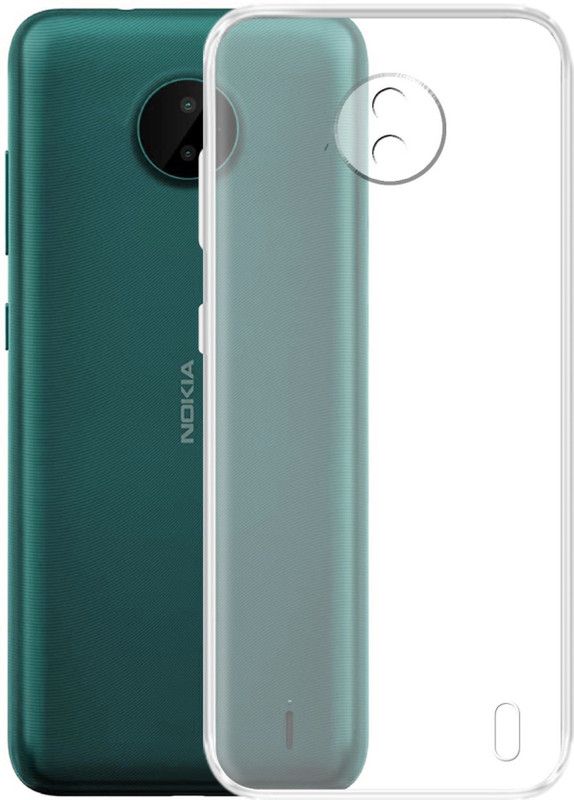 ASMANTIC Back Cover for Nokia C10  (Transparent, Silicon, Pack of: 1)