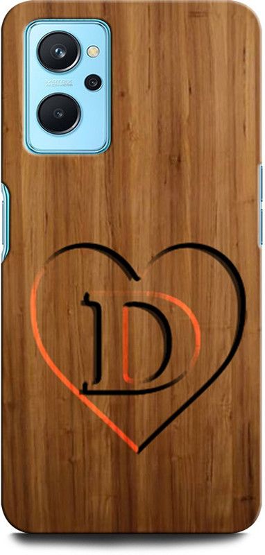 ORBIQE Back Cover for Realme 9i D, D LETTER, D DESIGN, D ALPHABET, D NAME  (Multicolor, Hard Case, Pack of: 1)