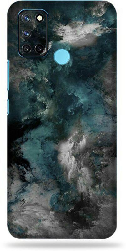 Mclaxa Realme 7i, real me 7i Mobile Skin  (Realme 7i Dark Clouds Sticker With High matte finish)