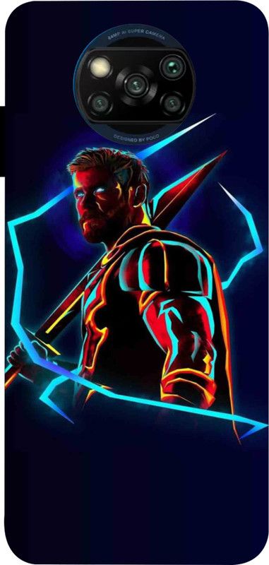LIKELOOK Back Cover for Poco X3, Poco X3 Pro ( Thor, Superhero )  (Multicolor, Shock Proof, Pack of: 1)