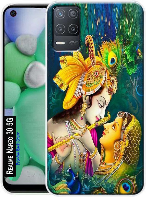 CUTECASE Back Cover for Realme Narzo 30 5G  (Multicolor, Dual Protection, Silicon, Pack of: 1)