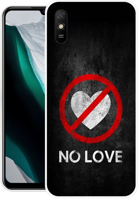 SHIVKUDI Back Cover for Mi Redmi 9A, Redmi 9i, Mi Redmi 9A Sport, Redmi 9i Sport  (Black, White, Silicon)
