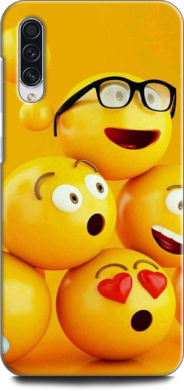 Afterglow Back Cover for SAMSUNG Galaxy A30s SMILEY, EMOJI, CUTE, FUNNY, SMILE  (Multicolor, Shock Proof, Pack of: 1)