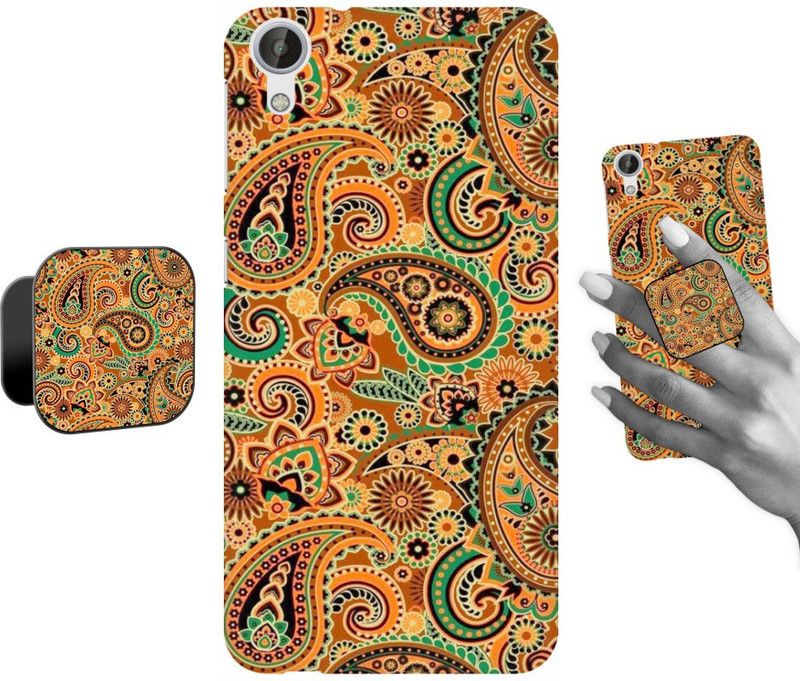 COBIERTAS Back Cover for HTC Desire 626 LTE  (Multicolor, Cases with Holder, Pack of: 2)