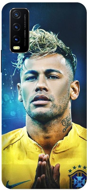 URCHIN Back Cover for Vivo Y20i Neymar, Neymar10, FCB, mEssie, footballer,sports  (Multicolor, Shock Proof, Pack of: 1)