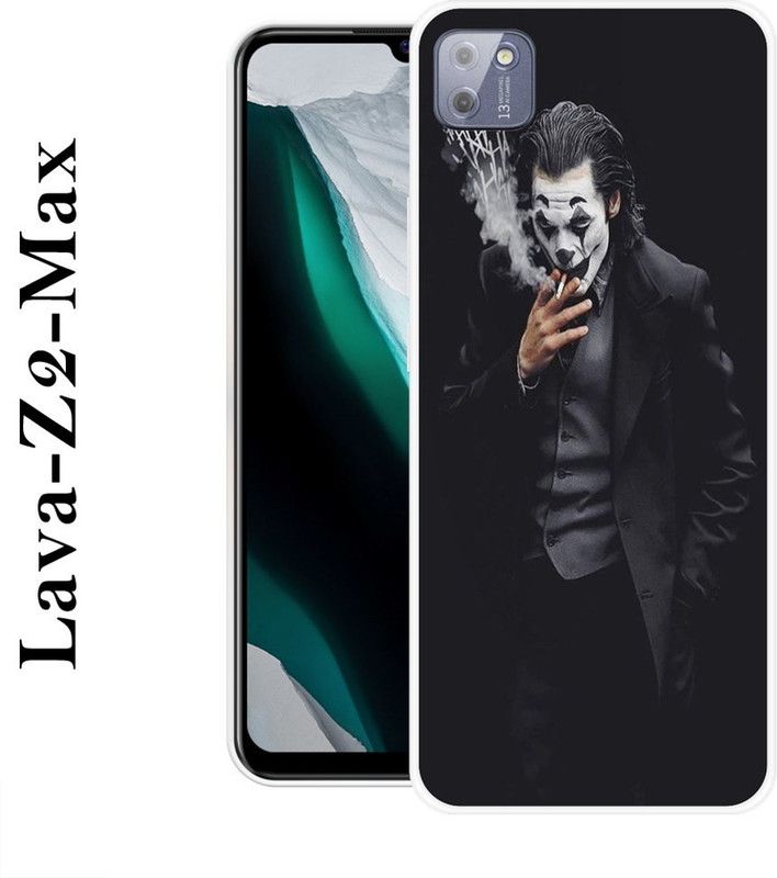 KUDI Back Cover for Lava Z2 Max  (Black, Grey, Silicon)