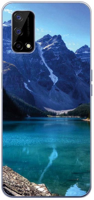 Sendartac Back Cover for Realme Narzo 30 Pro  (Blue, Flexible, Silicon, Pack of: 1)