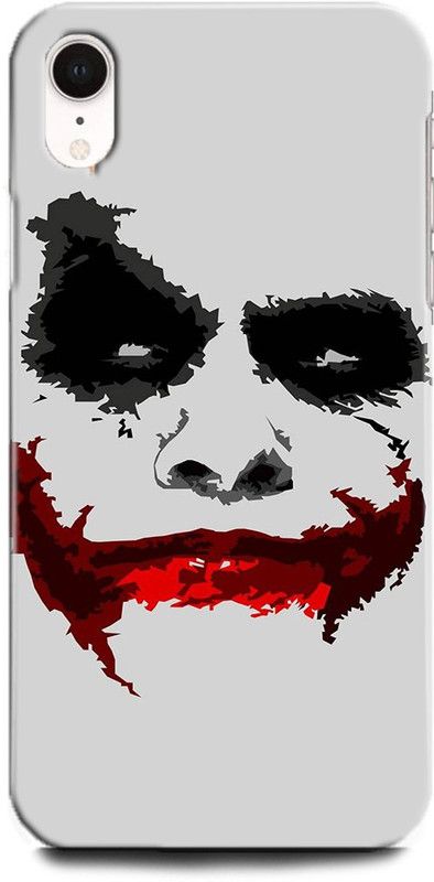 INDICRAFT Back Cover for Apple iPhone XR JOKER, BATMAN, DARK KNIGHT, WHY SO SERIOUS  (Multicolor, Hard Case, Pack of: 1)