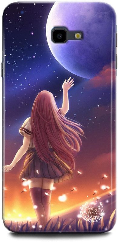 Afterglow Back Cover for SAMSUNG Galaxy J4 Plus ANIME, GRIL, ANIMATION FINE ART GRIL, ANIME  (Multicolor, Shock Proof, Pack of: 1)