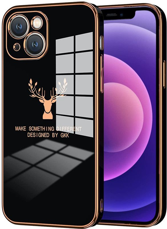 Sajni Creations Back Cover for Apple iphone 13 Mini  (Black, Silicon, Pack of: 1)