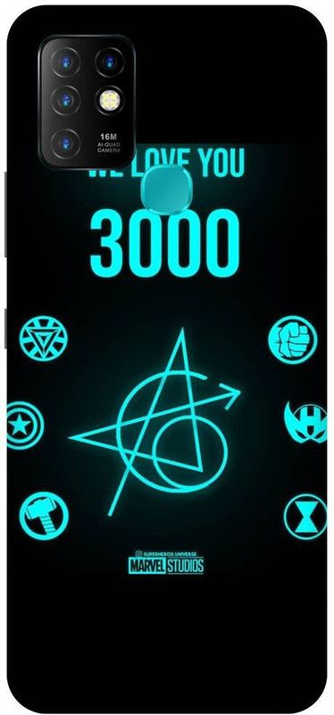 FIKORA Back Cover for Infinix Hot 10, X682B, AVENGERS, AVENGER, COMIC, BOOK, SUPERHEROES  (Blue, Hard Case, Pack of: 1)