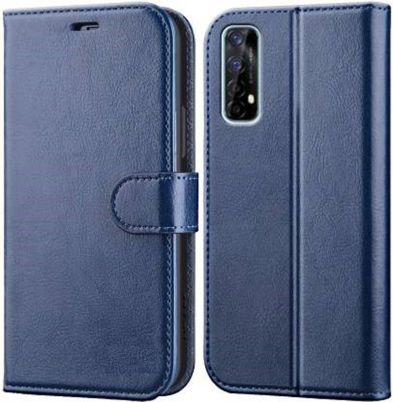 Urban Tech Flip Cover for Realme Narzo 20 ProRealme 7Flip Case | Magnetic Closure | Shock Proof Wallet Flip Cover  (Blue, Magnetic Case, Pack of: 1)