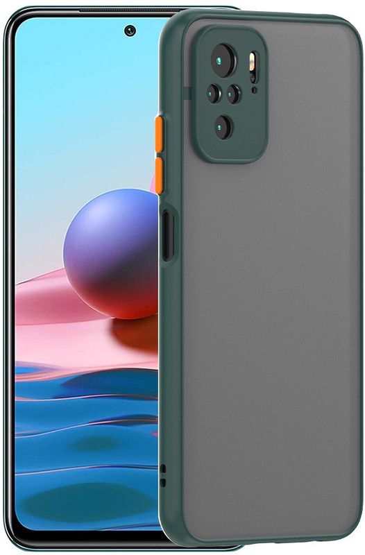 FlareHUB Back Cover for Mi Redmi Note 10, Mi Redmi Note 10s, Redmi Note 10, Redmi Note 10s  (Green, Hard Case, Pack of: 1)