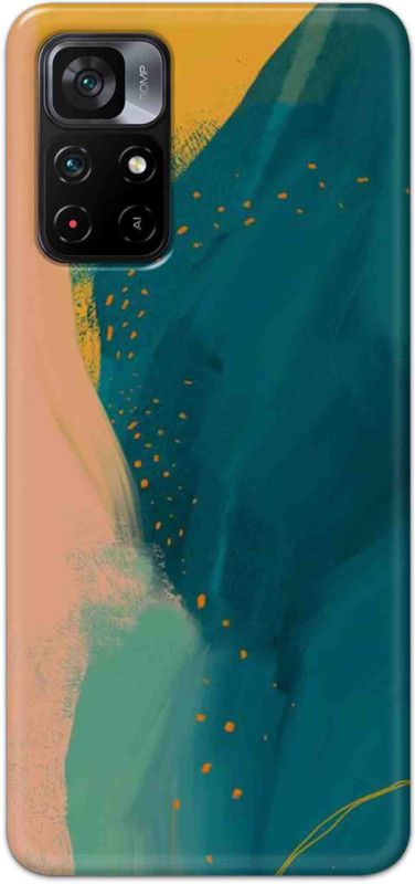 NDCOM Back Cover for POCO M4 Pro 5G Color Pattern Printed  (Multicolor, Hard Case, Pack of: 1)