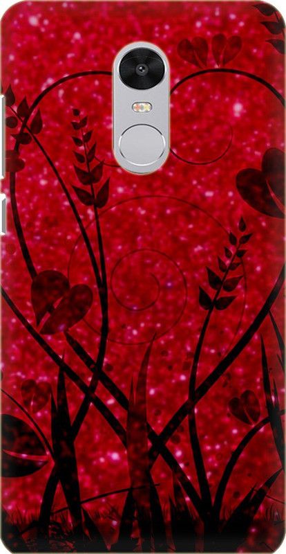 Coberta Case Back Cover for Mi Redmi Note 4 red heart design Design Back Case For Rd Note 4 By Coberta  (Multicolor, Pack of: 1)