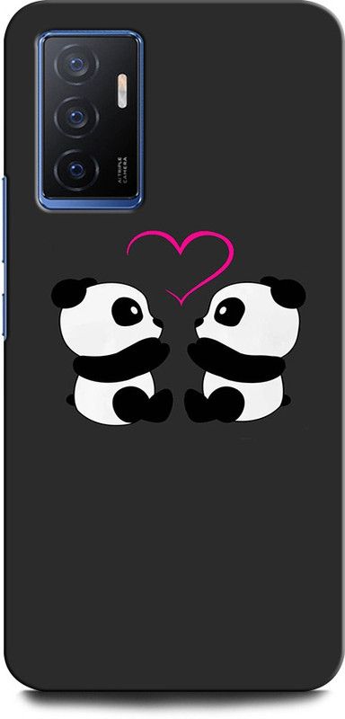 INTELLIZE Back Cover for VIVO V23e 5G PANDA, LOVE, BEAR, AMOR, ANIMATION  (Multicolor, Hard Case, Pack of: 1)