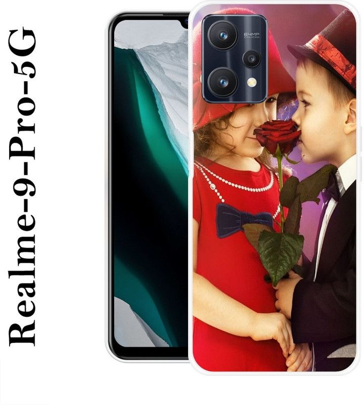 INDIALAND Back Cover for Realme 9 Pro 5G  (Multicolor, Silicon)