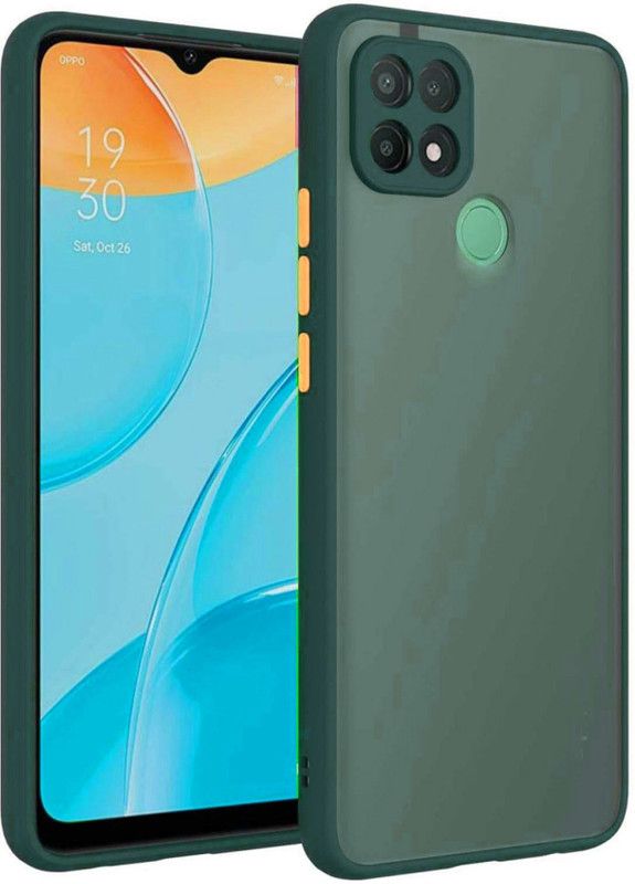 ASMANTIC Back Cover for Realme C25  (Green, Pack of: 1)