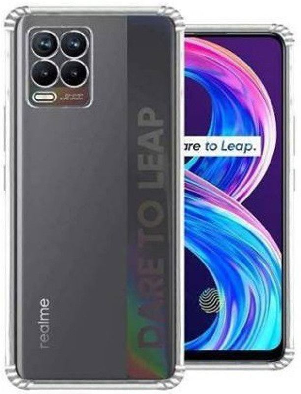ment Back Cover for realme 8 5G  (Transparent, Camera Bump Protector, Silicon)