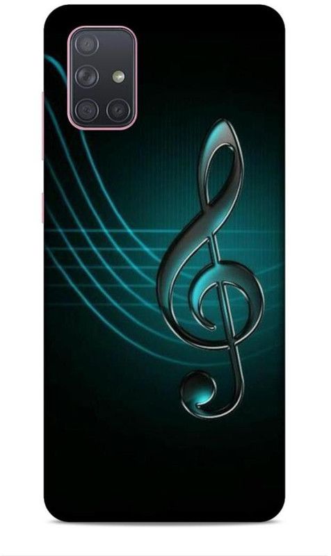 Samsidhi Back Cover for Samsung Galaxy A71  (Black, Blue, Waterproof)