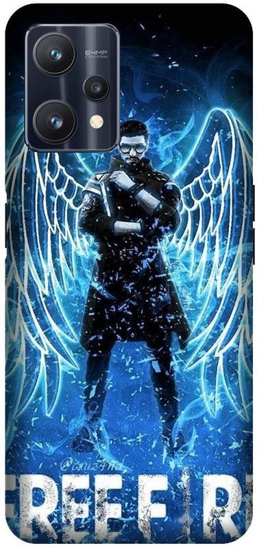 VS PRINT LINK Back Cover for Realme 9 Pro (5G) , RMX3471 , Free Fire Game,dj alok Printed back cover  (Blue, Hard Case, Pack of: 1)