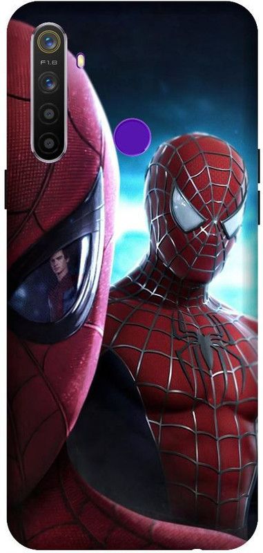 Vinsmoke Back Cover for Realme 5 Pro Spiderman, Spiderman Logo, Marvel, Comic, Superhero  (Multicolor, Shock Proof, Pack of: 1)