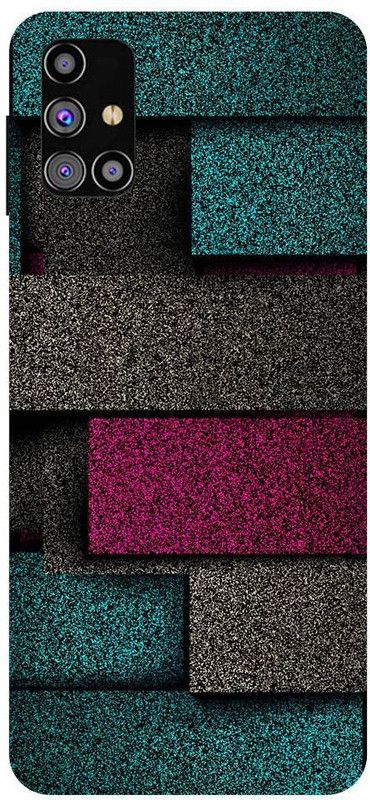 URCHIN Back Cover for Samsung M31 texture, wall, colours, dark, wallpapers  (Multicolor, Shock Proof, Pack of: 1)