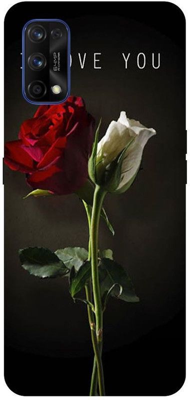 URCHIN Back Cover for Realme 7 Roses, I love you, Love, Heart, Flowers  (Multicolor, Shock Proof, Pack of: 1)